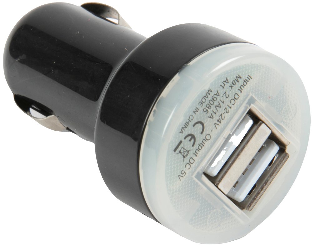 Caricatore universale per presa accendisigari con USB 12V