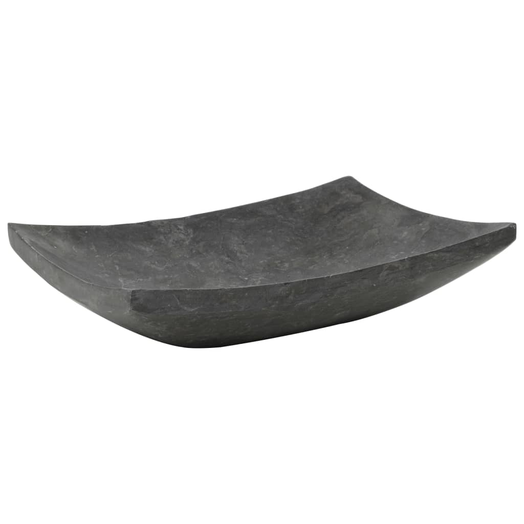Lavandino 50x35x12 Cm In Marmo Nero