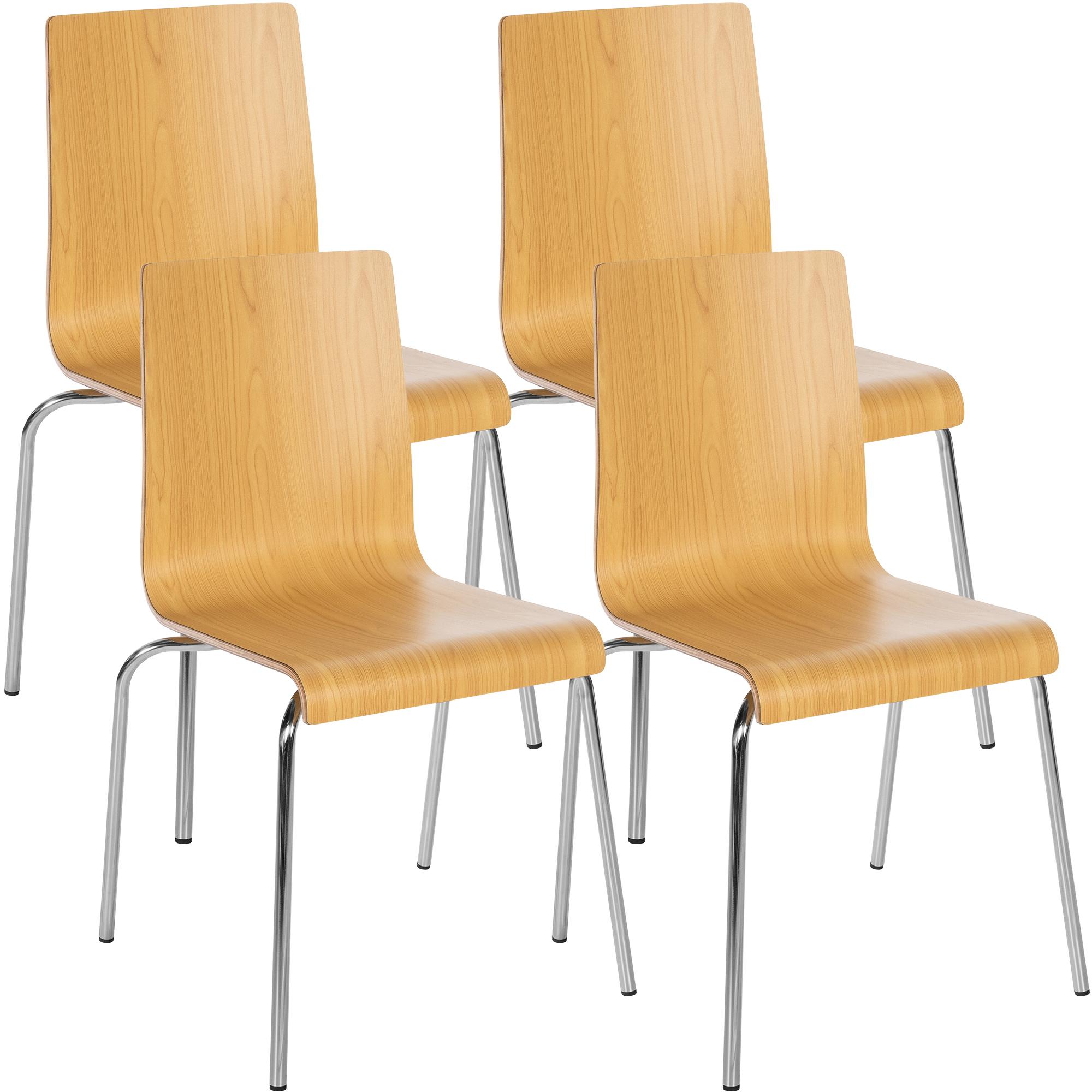 4er Set Besucherstuhl Gahanna