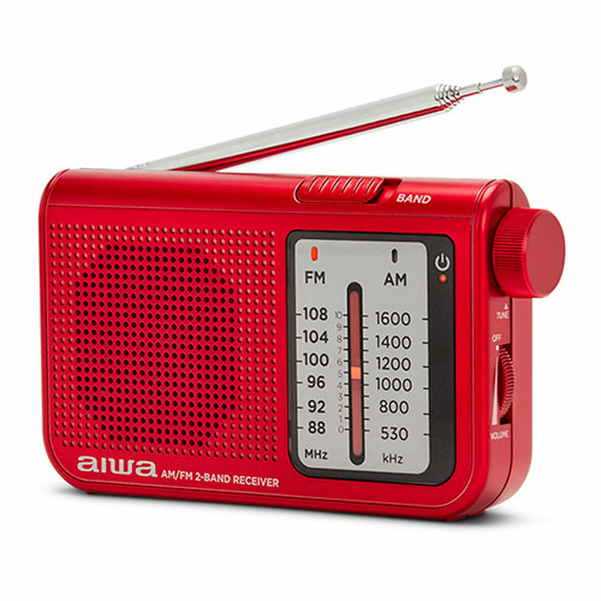 Radio Portatile Aiwa Rs55rd Rosso