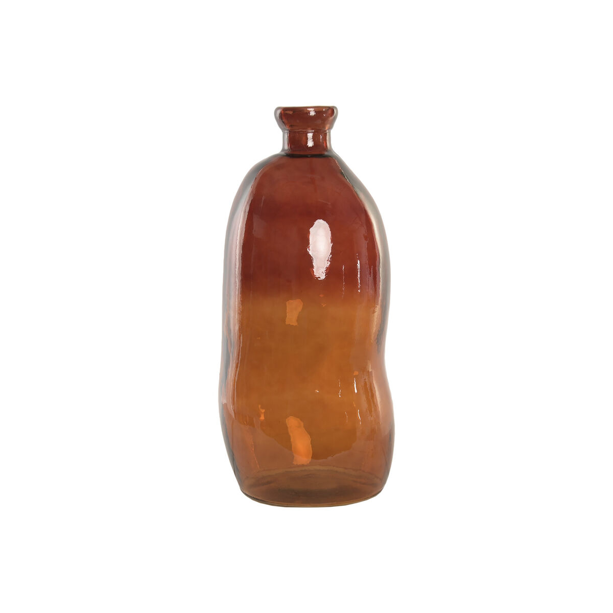 Vaso Home Esprit Ambra Bicolore Vetro Riciclato Coloniale 33 X 33 X 74 cm