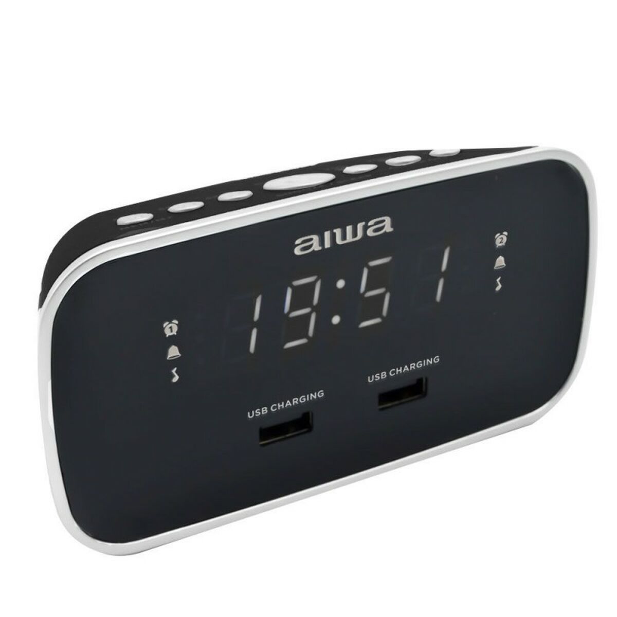 Radio Sveglia Aiwa Cru19bk Nero