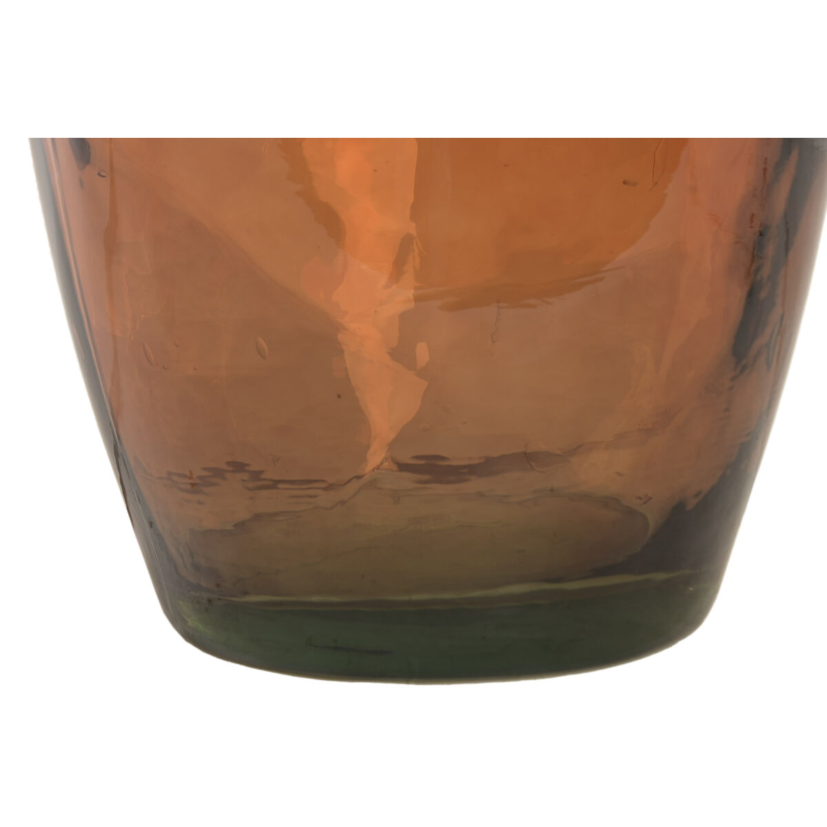 Vaso Home Esprit Ambra Vetro Riciclato Stile Artigianale Alpino 29 X 29 X 100 cm - Image 3