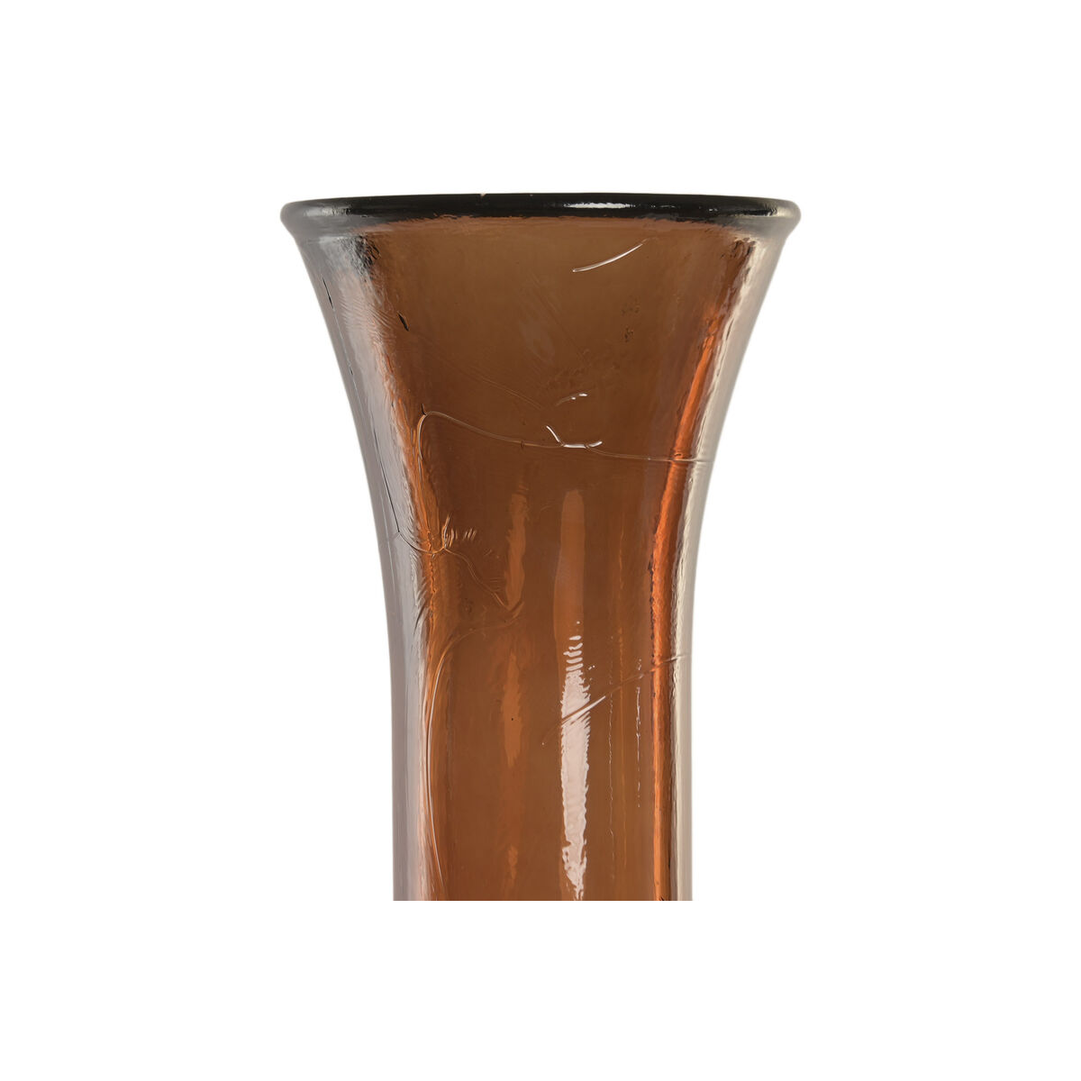 Vaso Home Esprit Ambra Vetro Riciclato Stile Artigianale Alpino 29 X 29 X 100 cm - Image 4
