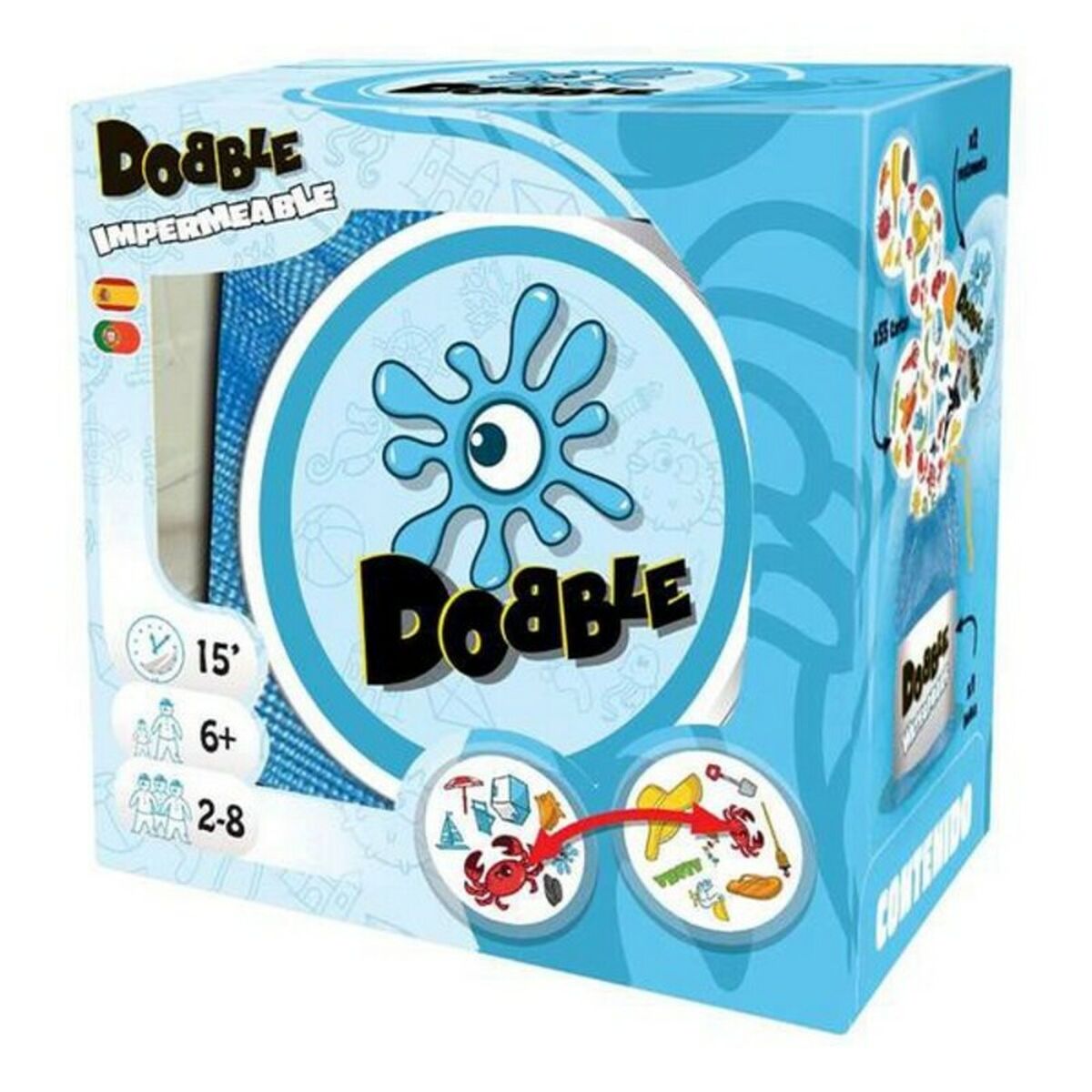 Gioco Da Tavolo Dobble Waterproof Asmodee (eS-Pt)