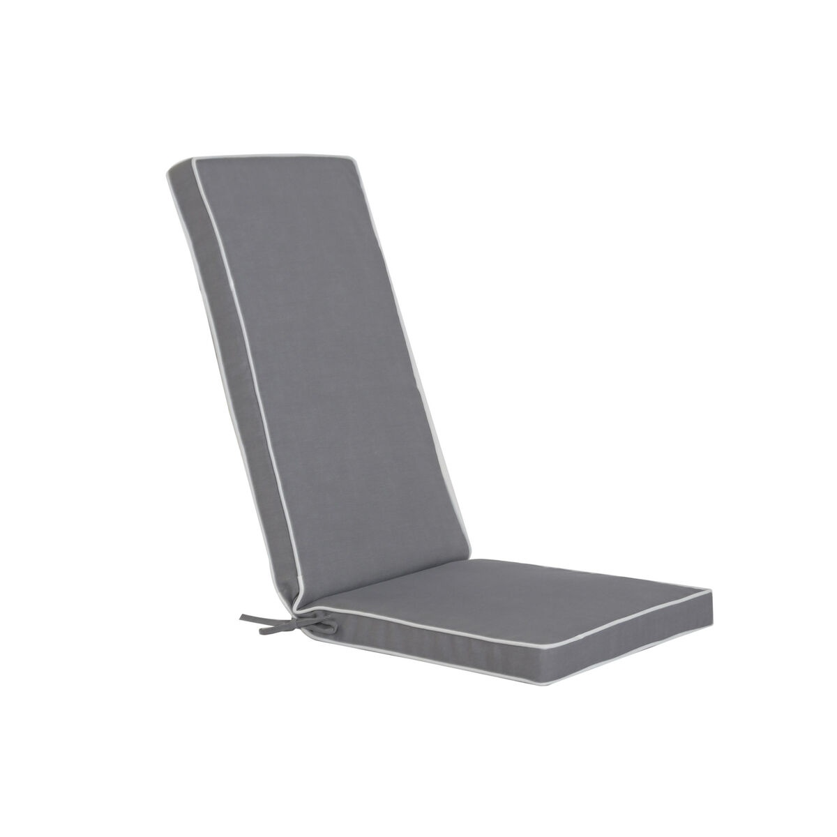 Cuscino Per Lettino Home Esprit Bianco Grigio Chiaro Giardino 115 X 42 X 5 cm
