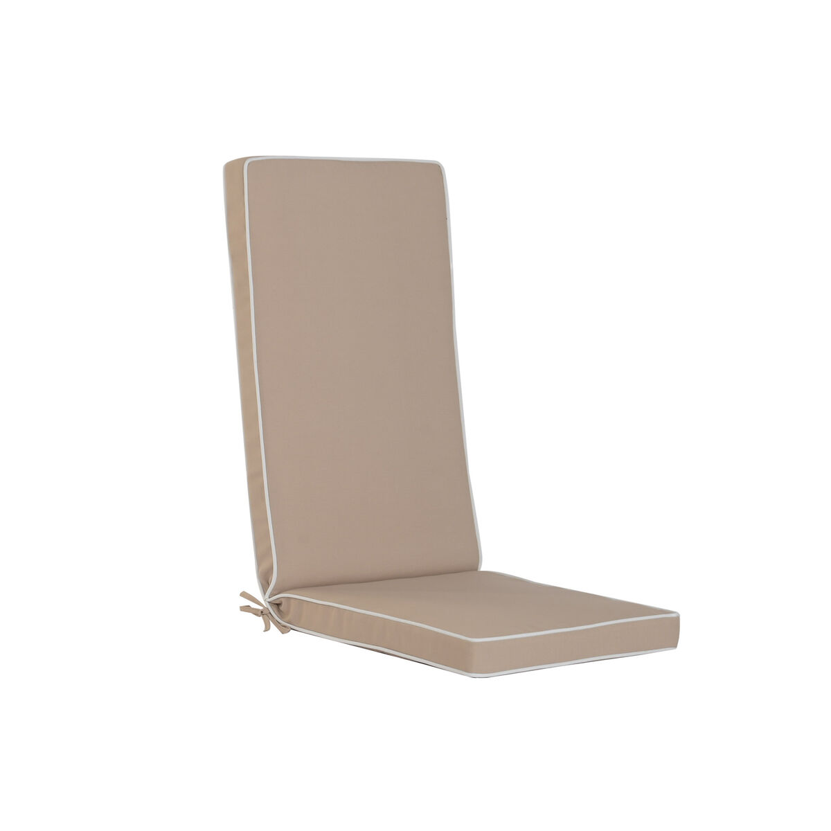 Cuscino Per Lettino Home Esprit Bianco Beige Giardino 115 X 42 X 5 cm
