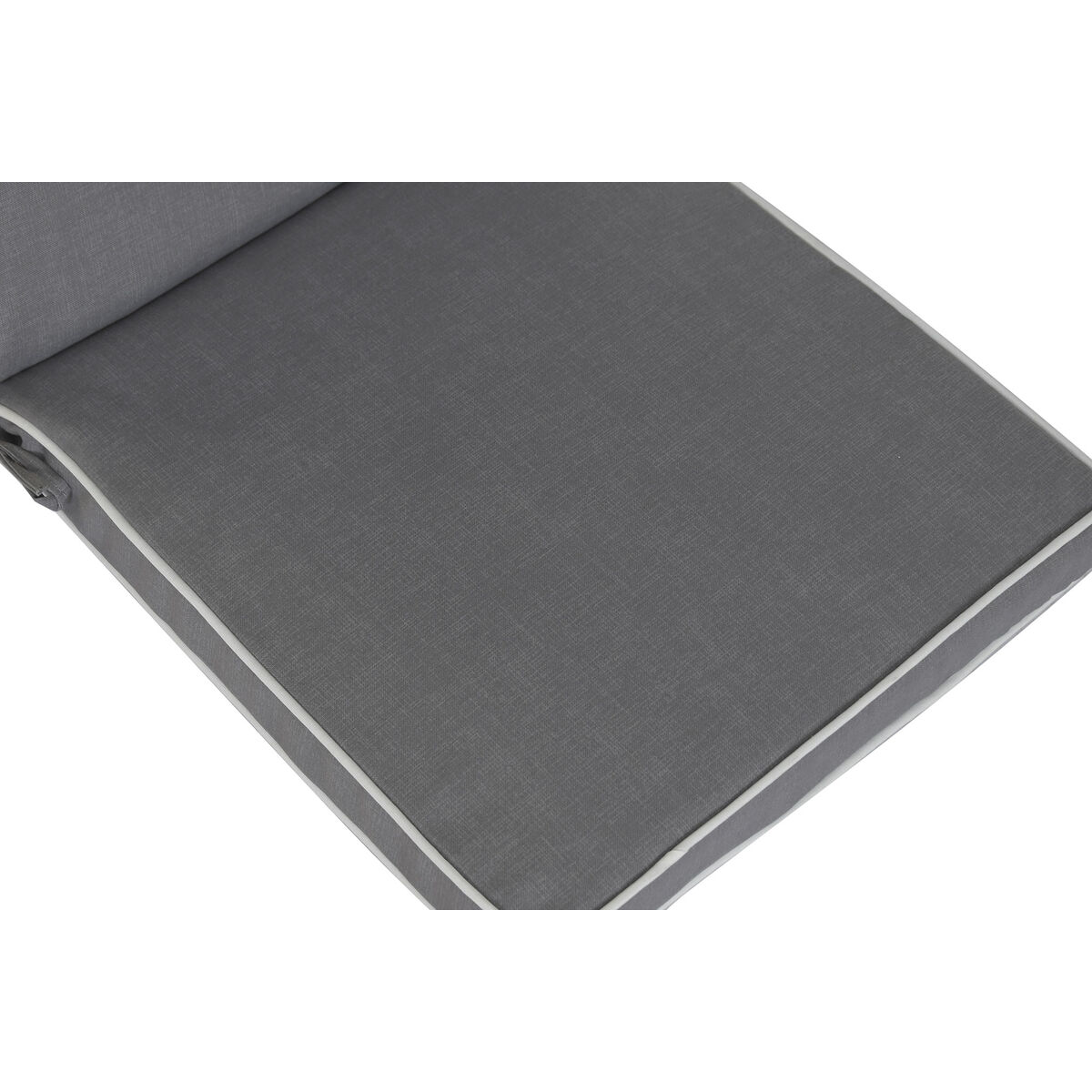 Cuscino Per Lettino Home Esprit Bianco Grigio Chiaro Giardino 115 X 42 X 5 cm - Image 4