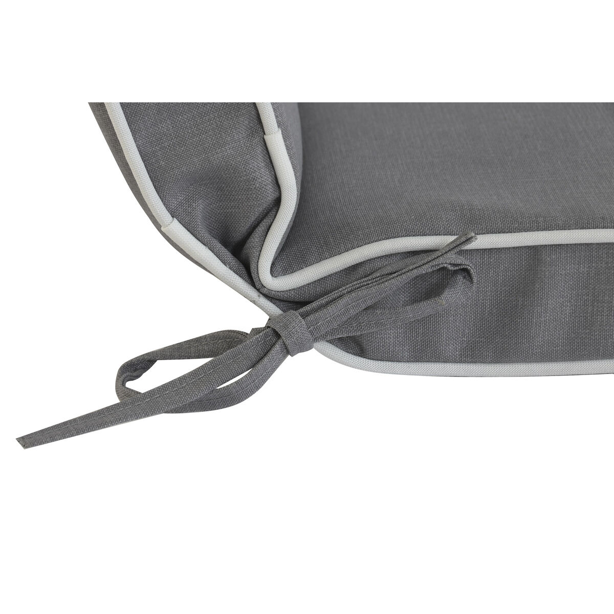 Cuscino Per Lettino Home Esprit Bianco Grigio Chiaro Giardino 115 X 42 X 5 cm - Image 5