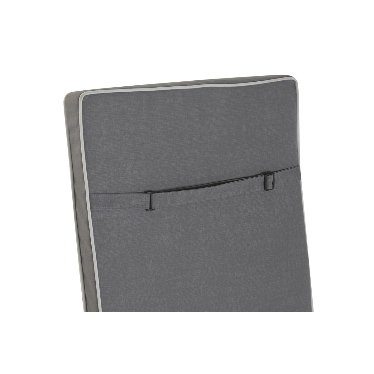 Cuscino Per Lettino Home Esprit Bianco Grigio Chiaro Giardino 115 X 42 X 5 cm - Image 6