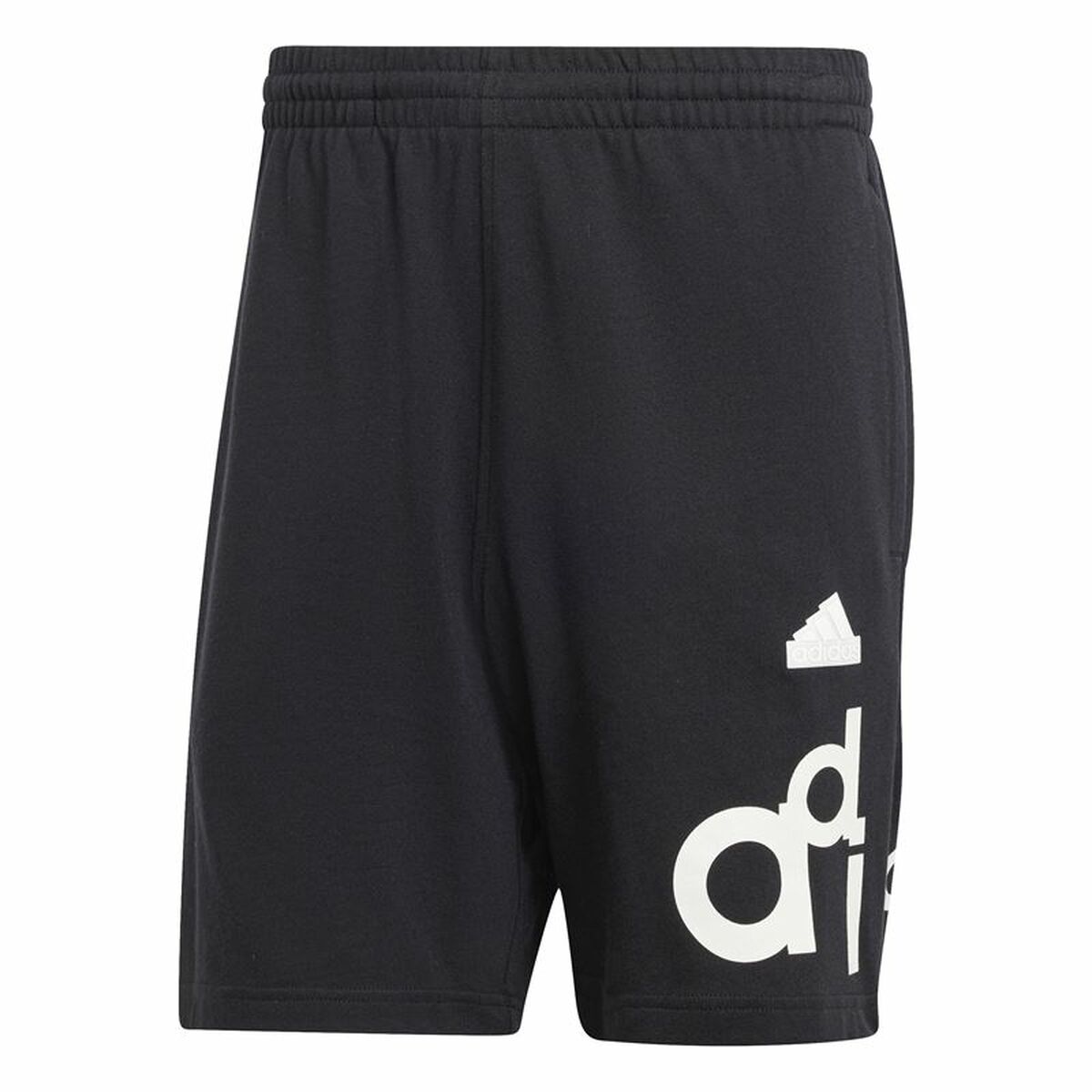 Pantaloncino Sportivo Adidas Bl Short Q1 Graphic Nero Taglia:m