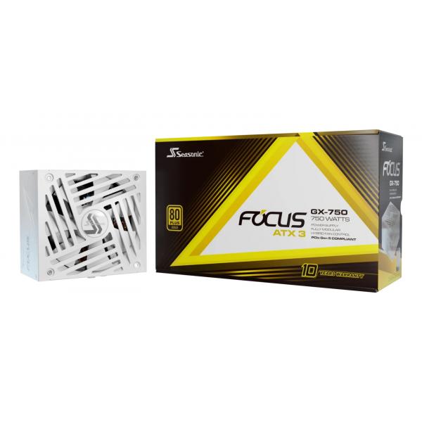 Seasonic Focus GX-1000 Alimentatore Per Computer 1000 W 20+4 Pin Atx Atx Bianco (seasonic Focus GX-1000 Atx 3.1 1000w 80 Gold Modular Power Supply -