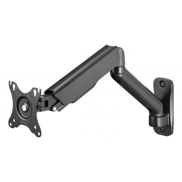 Deltaco ArM-0360 Supporto Tv A Parete 81,3 Cm [32] Nero (deltaco Office, Singel Wall, Gas Sprin)