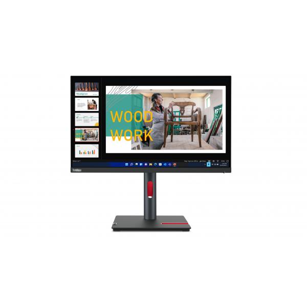 Lenovo Thinkvision P24Q-30 60,5 Cm (23.8") 2560 X 1440 Pixel Quad Hd Led Nero