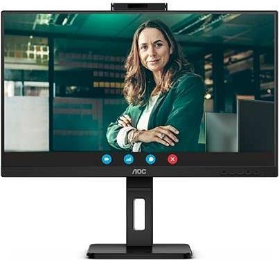 Aoc Q27p3cw Computerbildschirm 68,6 Cm (27" ) Mit Webcam - 2560 X 1080 Pixel Quad Hd Led Schwarz [energieklasse F] (q27p3cw)