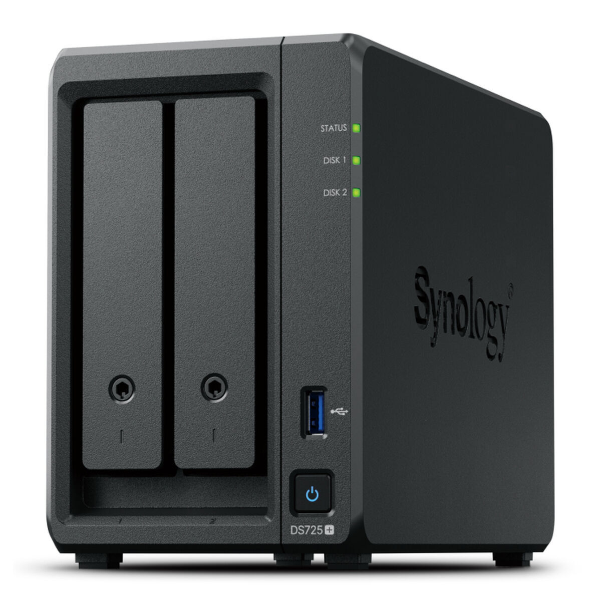 Memorizzazione In Rete Nas Synology Ds725+ Nero Amd Ryzen R1600