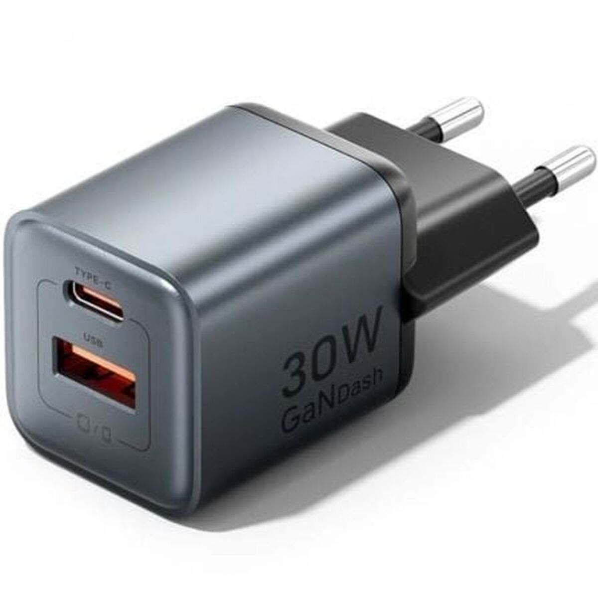 Caricabatterie Da Parete Vention Fewh0-Eu Grigio 30 W