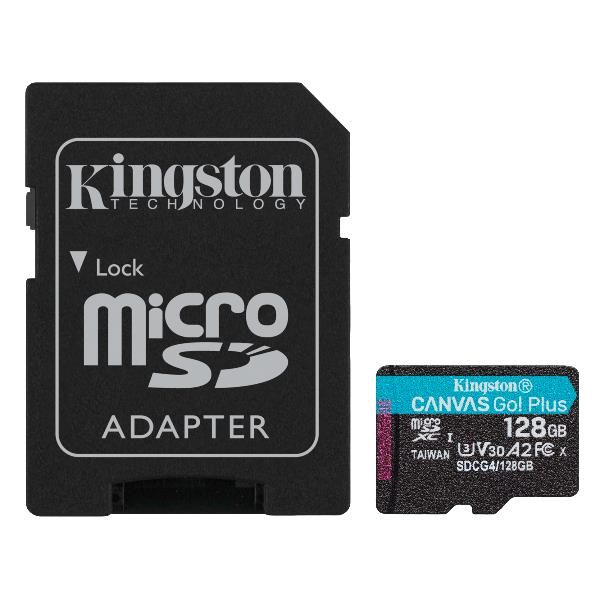 128GB MICROSDXC CANVAS GO PLUS 4 +A