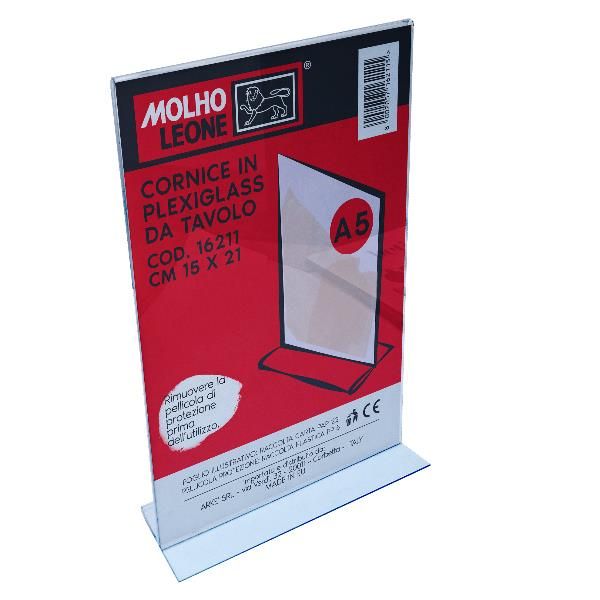 CORNICE A T PLEXIG. DA TAVOLO 15X21