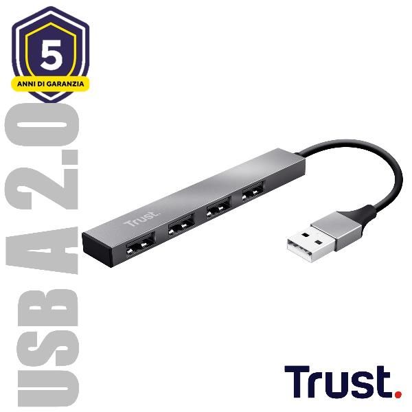 HALYX ALUMINIUM 4-PORT MINI USB HUB