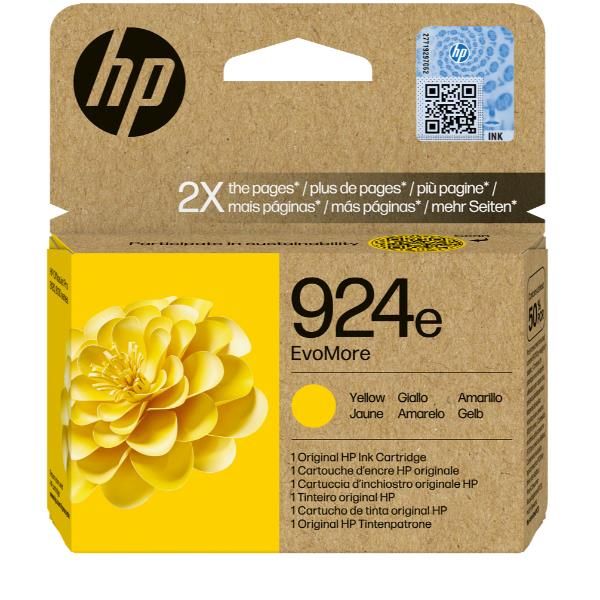 HP 924E EVOMORE GIALLO ORIGINAL INK