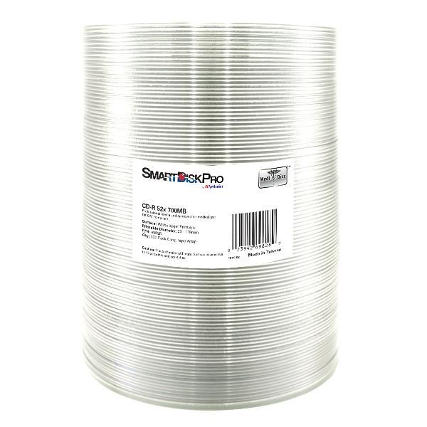 CD R 52X 700MB WHITE INKJET CF.100