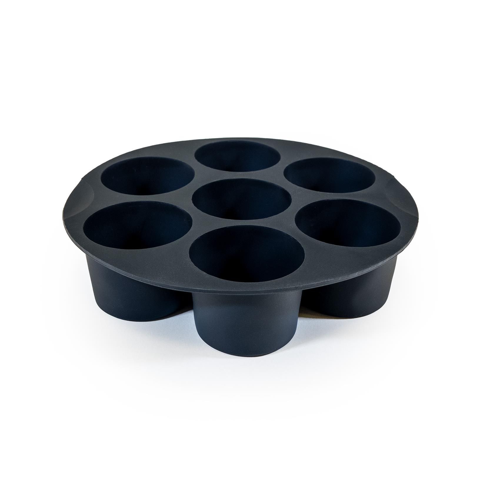 AIR FRYER SIL MUFFIN TRAY BLACK