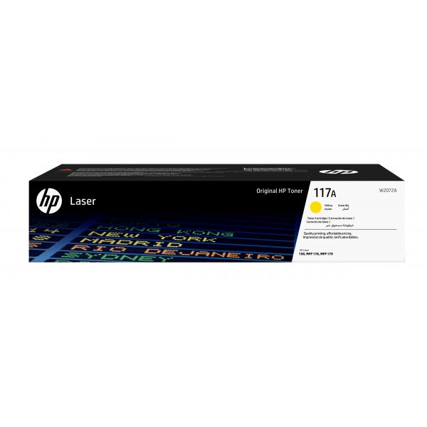 HP Cartuccia toner giallo per stampante laser originale 117A (Toner HP 117A / W2072A Yellow)
