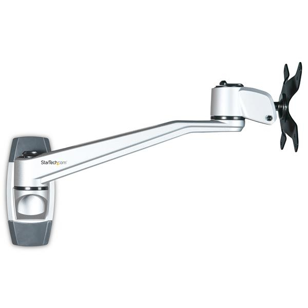 StarTech.com Braccio Monitor Montabile a Parete - 26cm - Braccio Snodato Premium (WALL MOUNT MONITOR ARM SINGLE - DISPLAY VESA MOUNT ANGLE ADJUST)