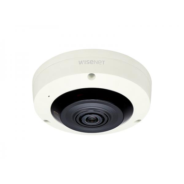 Hanwha XNF-8010R telecamera di sorveglianza Telecamera di sicurezza IP Interno e esterno Cupola Soffitto 2048 x 2048 Pixel (6MP FISHEYE 1.6 - TDN 360 DEG FISHEYE INT DOME - CAMERA 12vDC/POE - Warrant