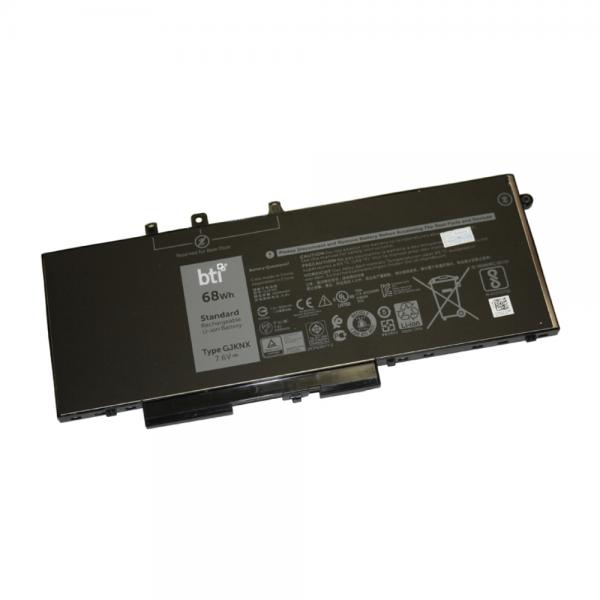 BTI GJKNX Batteria (Replacement Battery for Latitude 5580 5480 5280 5290 5490 5491 5495 5591 Precision 3530 7520 replacing OEM part numbers GJKNX 0GJKNX GD1JP FPT1C 5YHR4 451-BBZG // 7.6V 8560mAh 68W