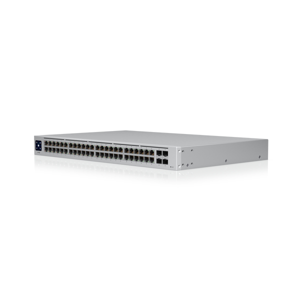Ubiquiti UniFi USW-48-POE switch di rete Gestito L2 Gigabit Ethernet [10/100/1000] Supporto Power over Ethernet [PoE] 1U Acciaio inox (Ubiquiti Switch UniFi 48xRJ45 GBit/4xSFP Managed 32xPoE 195W Gen