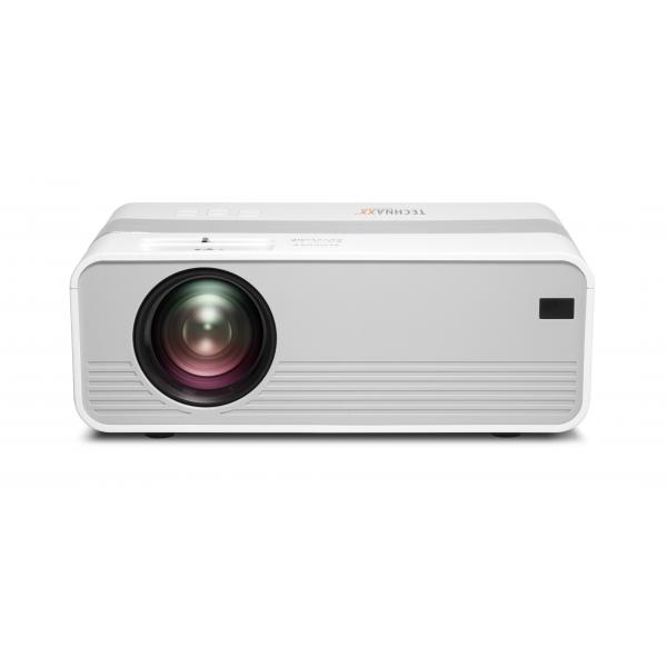 Technaxx TX-127 Proiettore a raggio standard 2000 ANSI lumen LCD 1080p [1920x1080] Argento, Bianco (Technaxx Mini-LED HD Beamer TX-127 - L)
