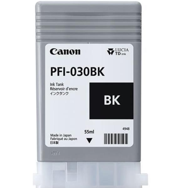 Canon PFI-030BK cartuccia d'inchiostro 1 pz Originale Nero (CANON PFI-030BK BLACK INK TANK 55ML)