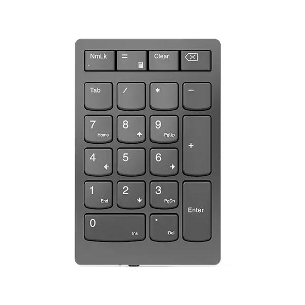 Lenovo 4Y41C33791 tastierino numerico Universale RF Wireless Grigio (LENOVO NUMERIC KEYPAD - WIRELESS) - Versione Tedesca