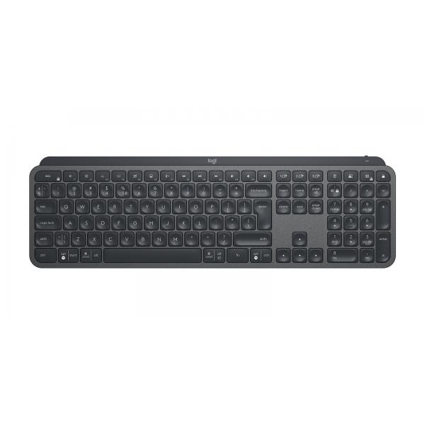 Logitech Master 920-010251 tastiera Ufficio Bluetooth QWERTY US International Grafite (MX KEYS FOR BUSINESS - GRAPHITE - - US INT.L - INTNL) - Versione UK