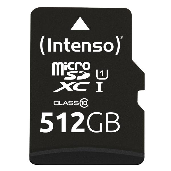 Intenso microSD Karte UHS-I Premium 512 GB Classe 10 (Intenso Premium - flashhukommelseskort)