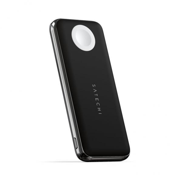 Satechi QUATRO 10000 mAh Carica wireless Nero, Argento (Satechi Quatro tr?dl?s power bank)