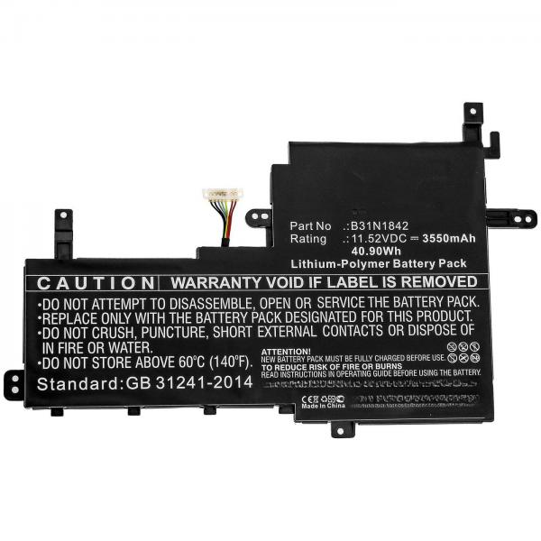 CoreParts MBXAS-BA0268 ricambio per laptop Batteria (Laptop Battery for Asus - 41.04Wh 11.4V 3600mAh 41.04Wh - Li-Polymer 11.4V 3600mAh for Asus K531FA, K531FL, S531FA - Warranty: 12M)