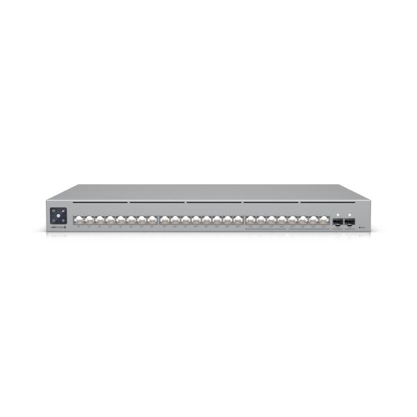 Ubiquiti USW-Pro-Max-24-PoE L3 2.5G Ethernet [100/1000/2500] Supporto Power over Ethernet [PoE] Grigio (Ubiquiti Switch UniFi 16xRJ45 GBit/8xRJ45 2.5G/2xSFP+ Managed PoE+ 400W Max 19 Rack-Mountable,