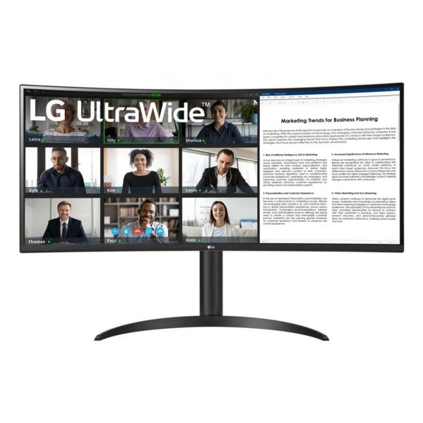 LG 34WR55QK-B Monitor PC 86,4 cm [34] 3440 x 1440 Pixel Wide Quad HD Nero (34IN VA 3440X1440 21:9 5MS - 3000:1 HDMI/DP/USB/DOWNSTRM)