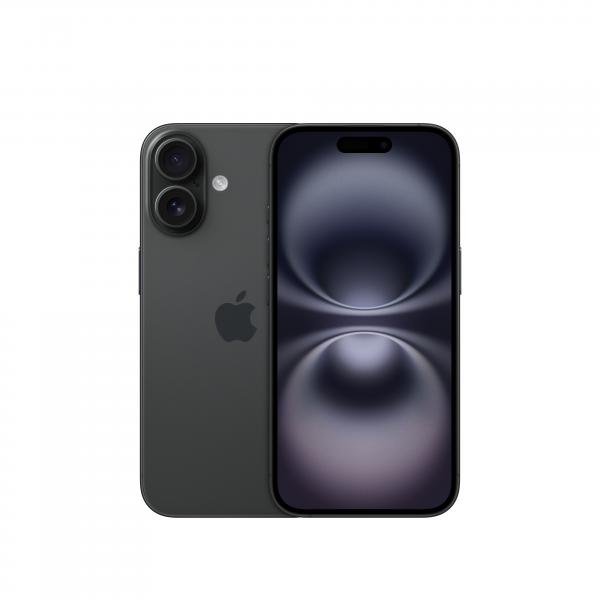 Apple iPhone 16 15,5 cm [6.1] Doppia SIM iOS 18 5G USB tipo-C 128 GB Nero (APPLE IPHONE 16 128GB BLACK)