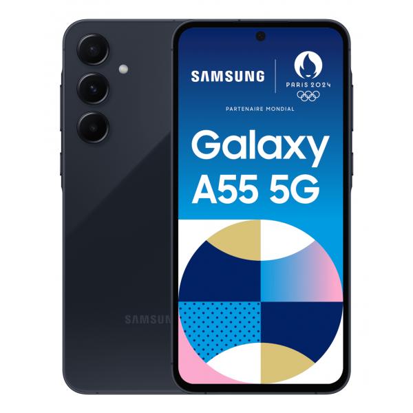 Samsung Galaxy A55 5G 16,8 cm [6.6] Dual SIM ibrida USB tipo-C 8 GB 128 GB 5000 mAh Blu marino (Samsung SM-A556B Galaxy A55 Dual Sim 8+128GB Enterprise Edition awesome navy EU)