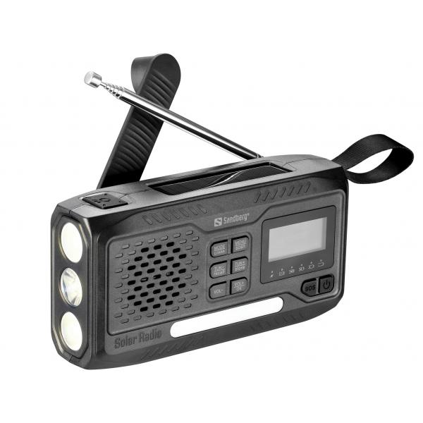 Sandberg 421-17 radio Analogico e digitale Nero (Survivor DAB Radio All-in-1 - 4500 - Warranty: 60M)