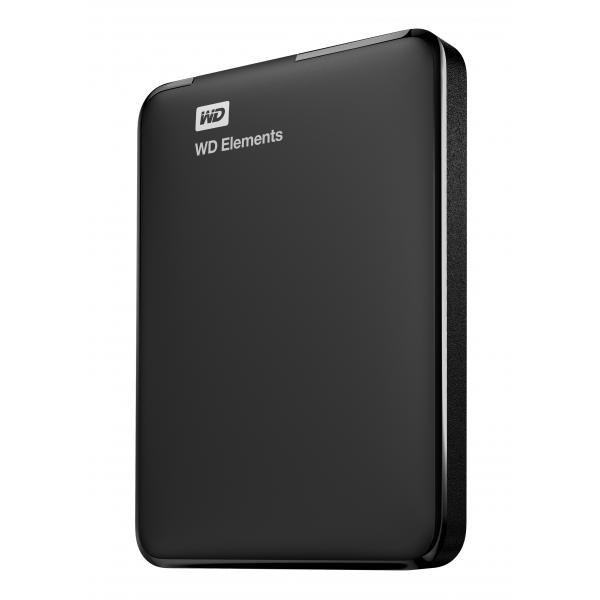 Western Digital WD Elements Portable disco rigido esterno 1 TB 2.5 Micro-USB B 3.2 Gen 1 [3.1 Gen 1] Nero (WD 1TB 2,5 USB - Elements Portable - Black - Warranty: 24M)