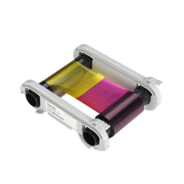 Evolis R5F008EAA nastro per stampante Blu, Ciano, Magenta, Giallo (Colour ribbon YMCKO - for up to 300 cards)
