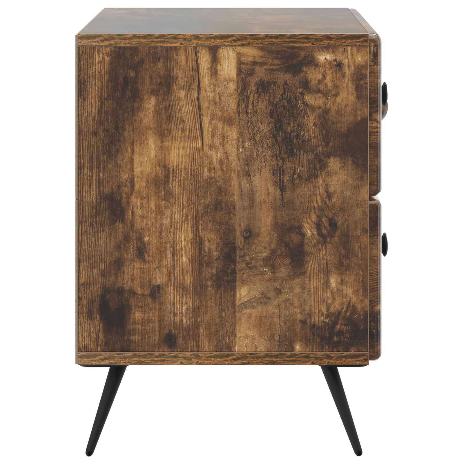 Armadio Da Notte Con Cassetto Rovere Fumo 62 X 34,5 X 47,5 cm - Image 5