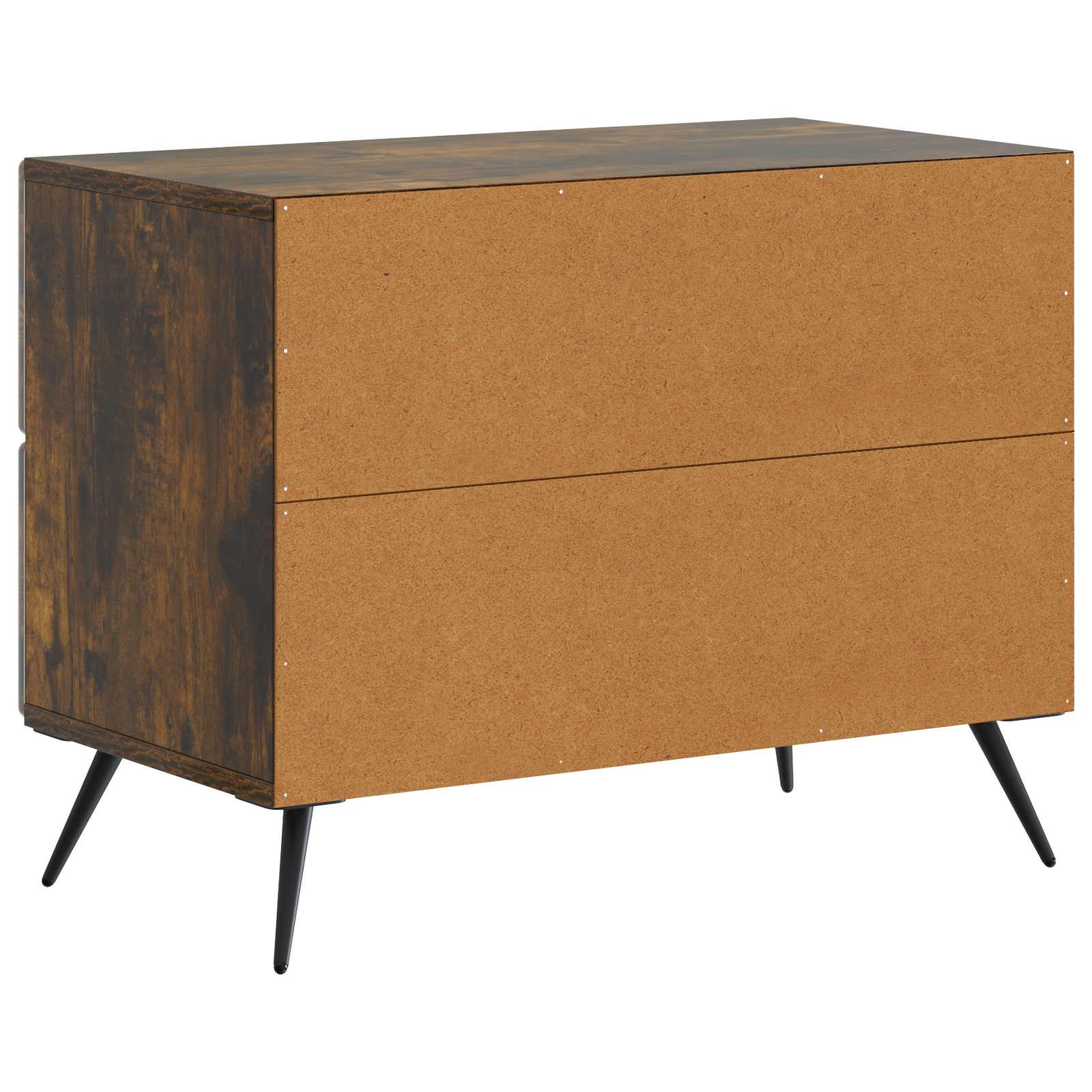 Armadio Da Notte Con Cassetto Rovere Fumo 62 X 34,5 X 47,5 cm - Image 6