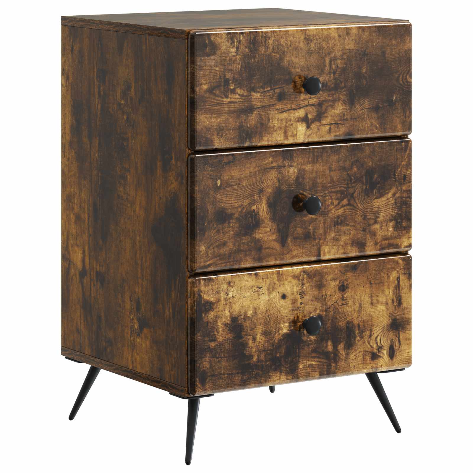 Armadio Da Notte Con Cassetto Rovere Fumo 43 X 41 X 66,5 cm