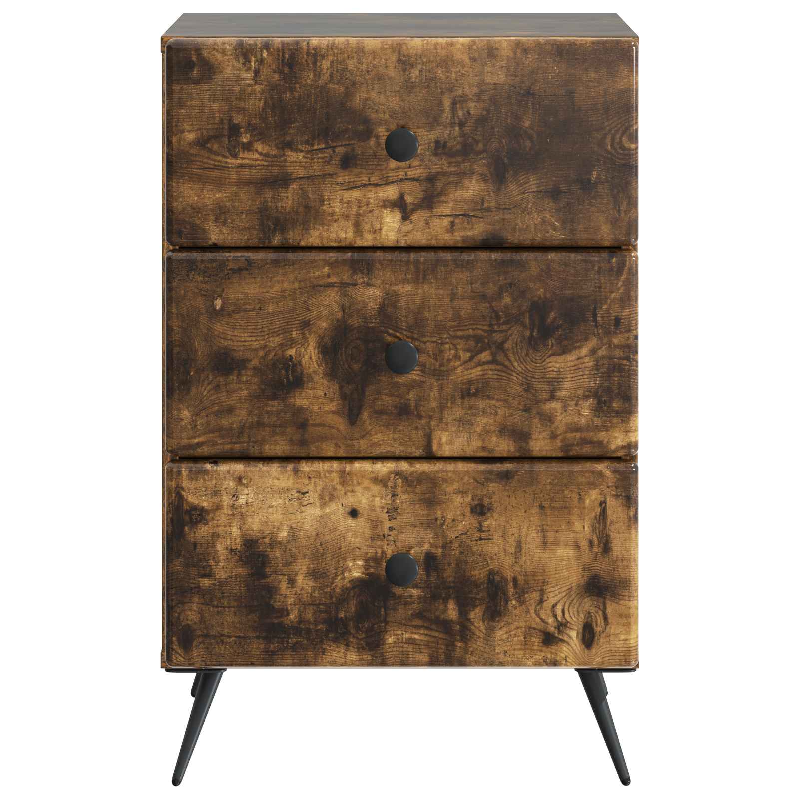 Armadio Da Notte Con Cassetto Rovere Fumo 43 X 41 X 66,5 cm - Image 4
